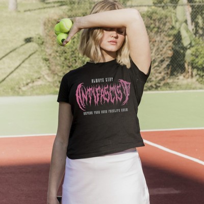 Croptop Stay Strong Stay Antifascist - Freelife