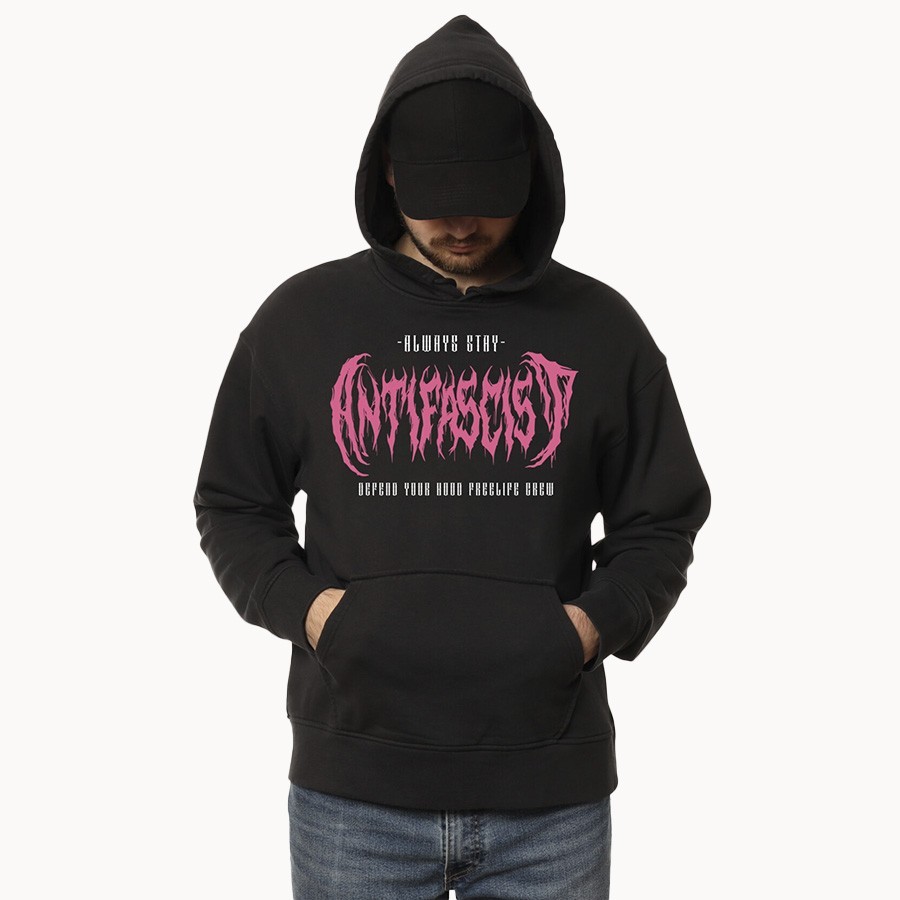 Hoodie Always Stay Antifascist - Freelife
