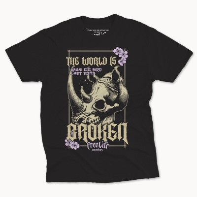Camiseta The World Is Broken - Freelife