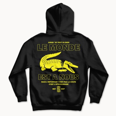 Hoodie Le Monde Est A Nous - We Resist