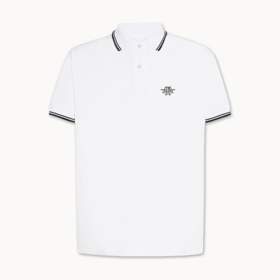 Polo diseño Telaraña  Blanco - Hard Way