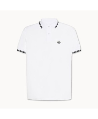 Polo diseño Telaraña  Blanco - Hard Way