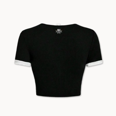 Camiseta entallada crop golondrinas - Hard Way