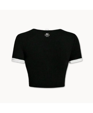 Camiseta entallada crop golondrinas - Hard Way