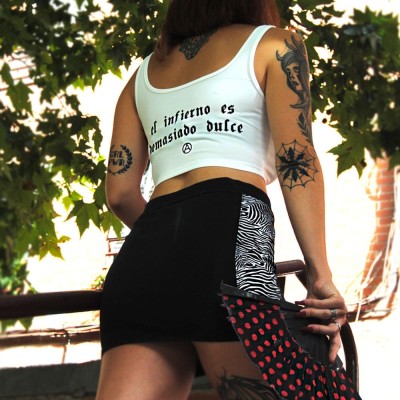 Top Blanco Infierno - Hard Way