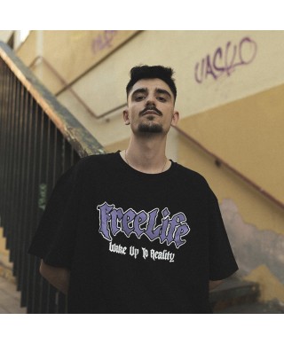 camiseta oversize Logo - Freelife