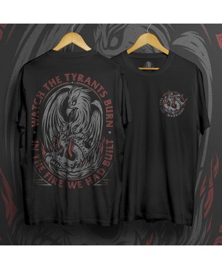 Camiseta Watch The Tyrants Burn- Freelife