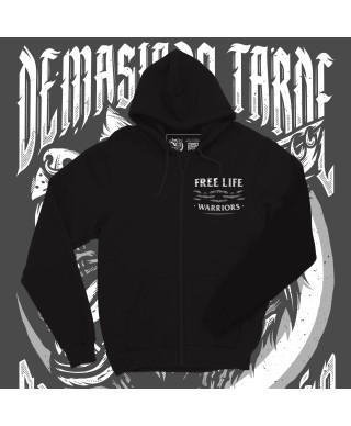 Hoodie Zipped Demasiado Tarde Para Pedir Perdon - FREELIFE