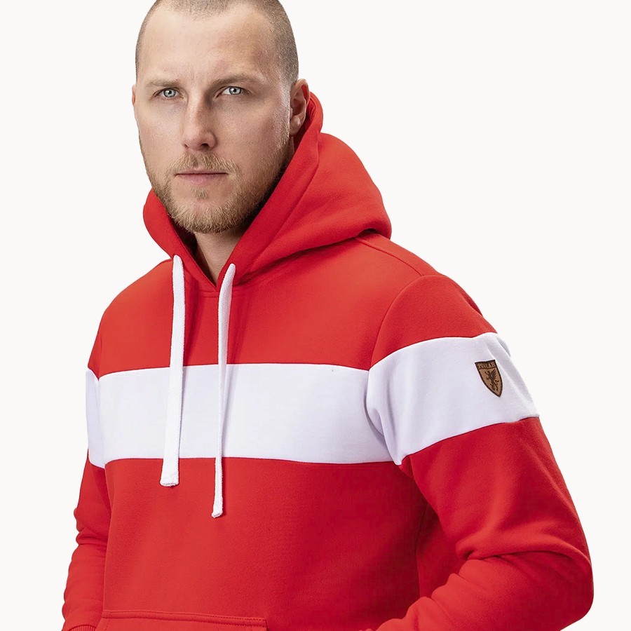 Sudadera Trio Rojo/Blanca - PgWear