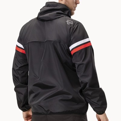 Cortavientos Expedition Black White/Red - PgWear