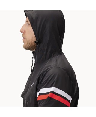 Cortavientos Expedition Black White/Red - PgWear