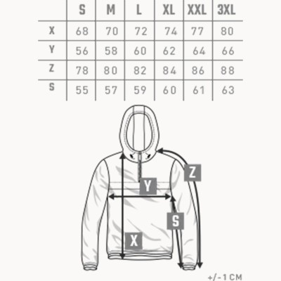 Cortavientos Expedition Black White/Red - PgWear