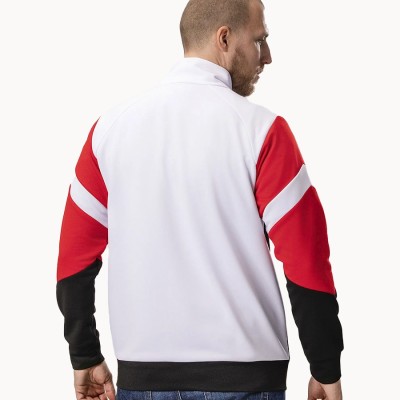 Track Top Messina White Black/Red - PgWear