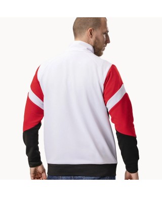 Track Top Messina White Black/Red - PgWear
