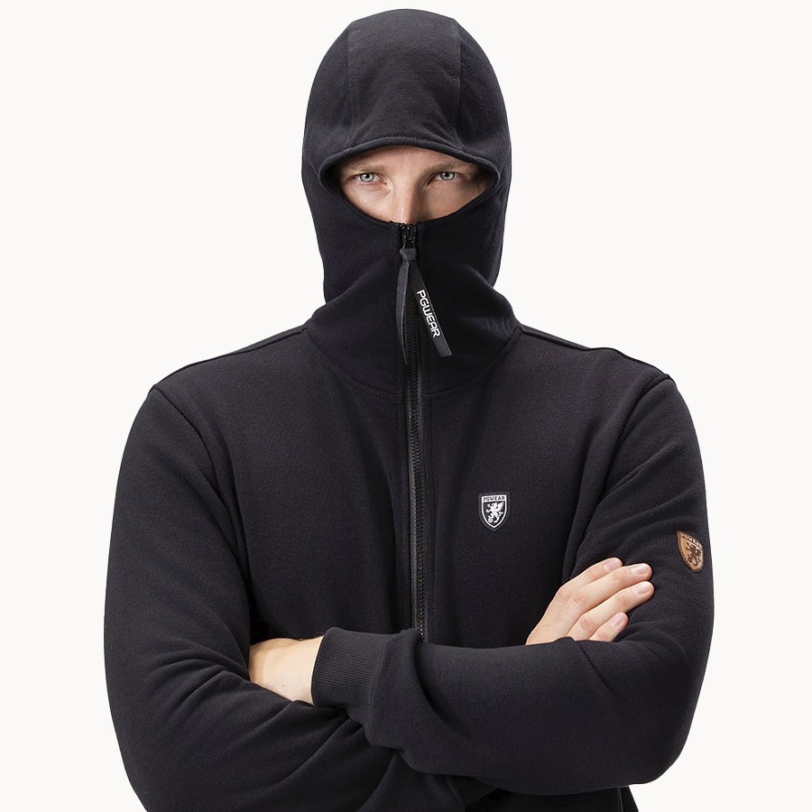 Ninja Hoodie Samurai Black - PgWear