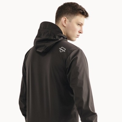 Chaqueta Softshell Risk Black- PgWear