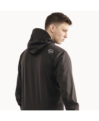 Chaqueta Softshell Risk Black- PgWear
