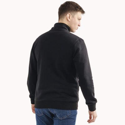 Sweatshirt Collar Black- PgWear