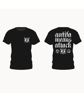 Camiseta Antifa Means Attack - Its Our Turn