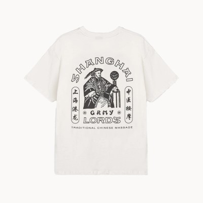 Camiseta Sampans Regular Off White - Grimey
