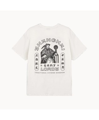 Camiseta Sampans Regular Off White - Grimey