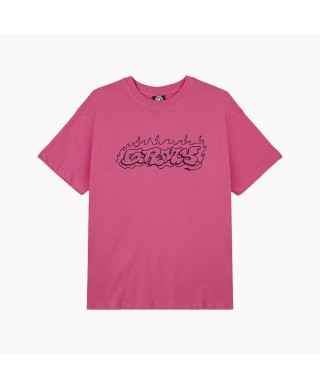 Camiseta The Shelter Throw Up Fucshia - Grimey