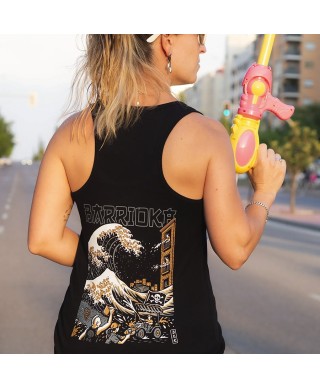 Camiseta Tirantes batalla naval Entallada - Barrioka