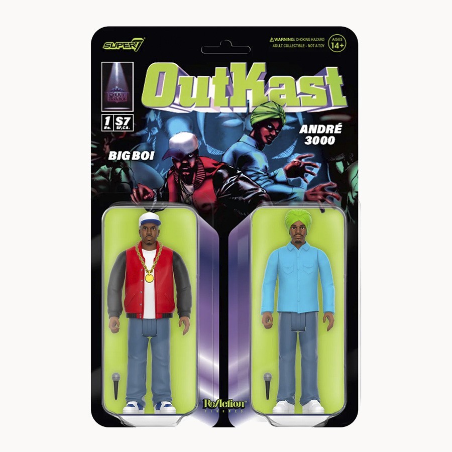 OutKast ReAction Figures Wave 01 OutKast (ATLiens) - Super7