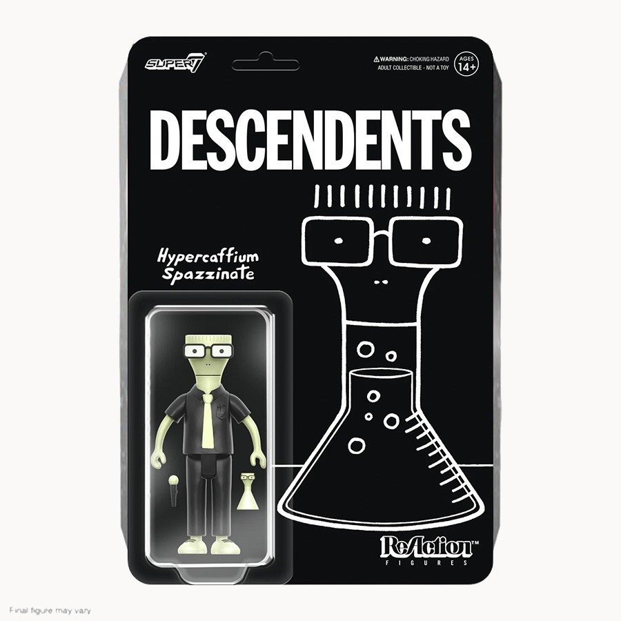 Descendents ReAction Figure  Milo (Hypercaffium Spazzinate) - Super7