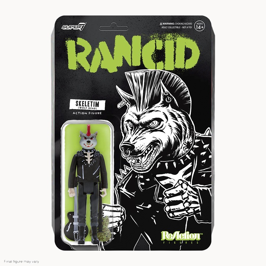 Rancid Figura ReAction Skeletim - Super7