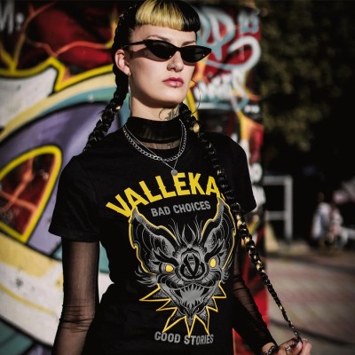 Camiseta Mujer Bad Choices Good Stories - Ak wear