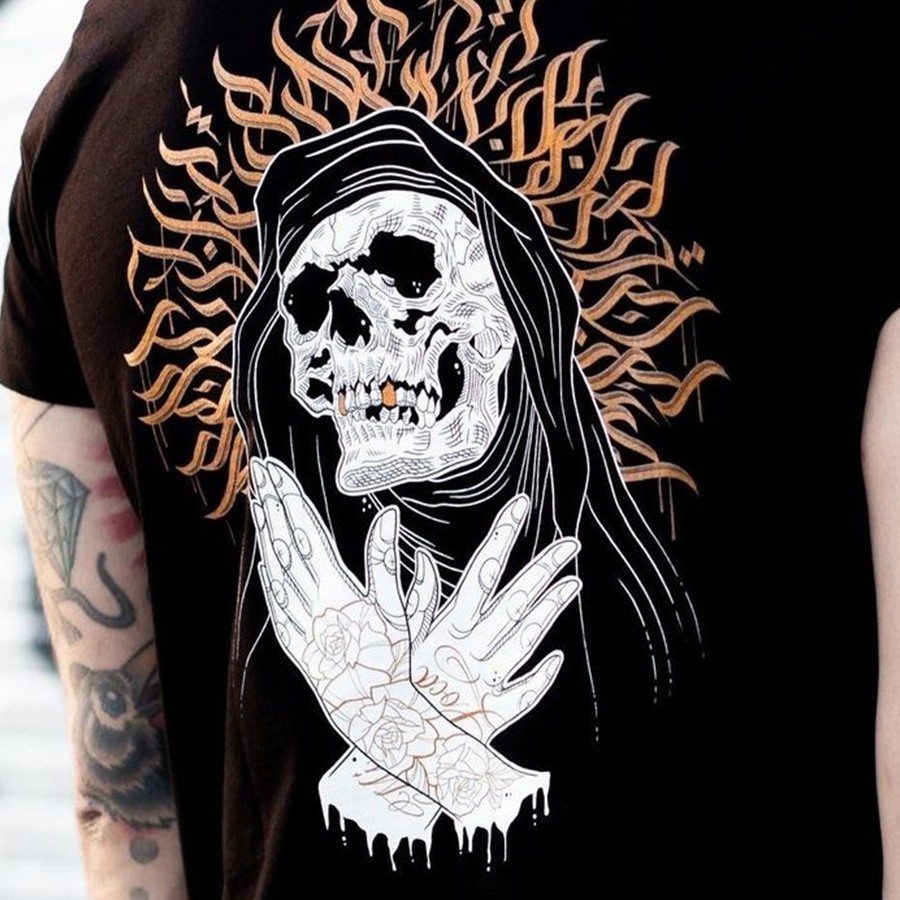 Camiseta Santa Muerte - Ak wear