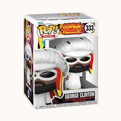 George Clinton POP! Rocks Vinyl Figura 9 cm