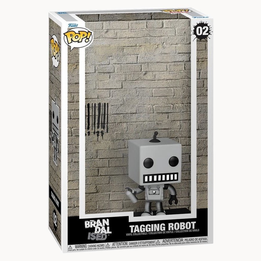 Brandalised Art Cover  POP! Vinyl Figura Tagging Robot 9 cm