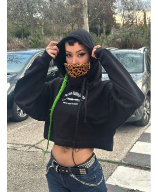 Sudadera Croptop Perras Callejeras