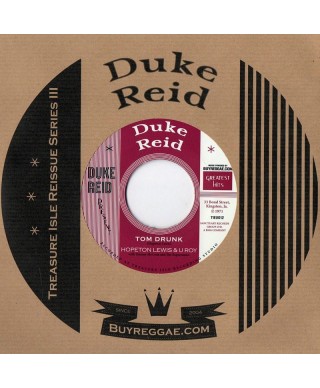 Tom Drunk - Hopeton Lewis, U Roy- 7" Vinilo