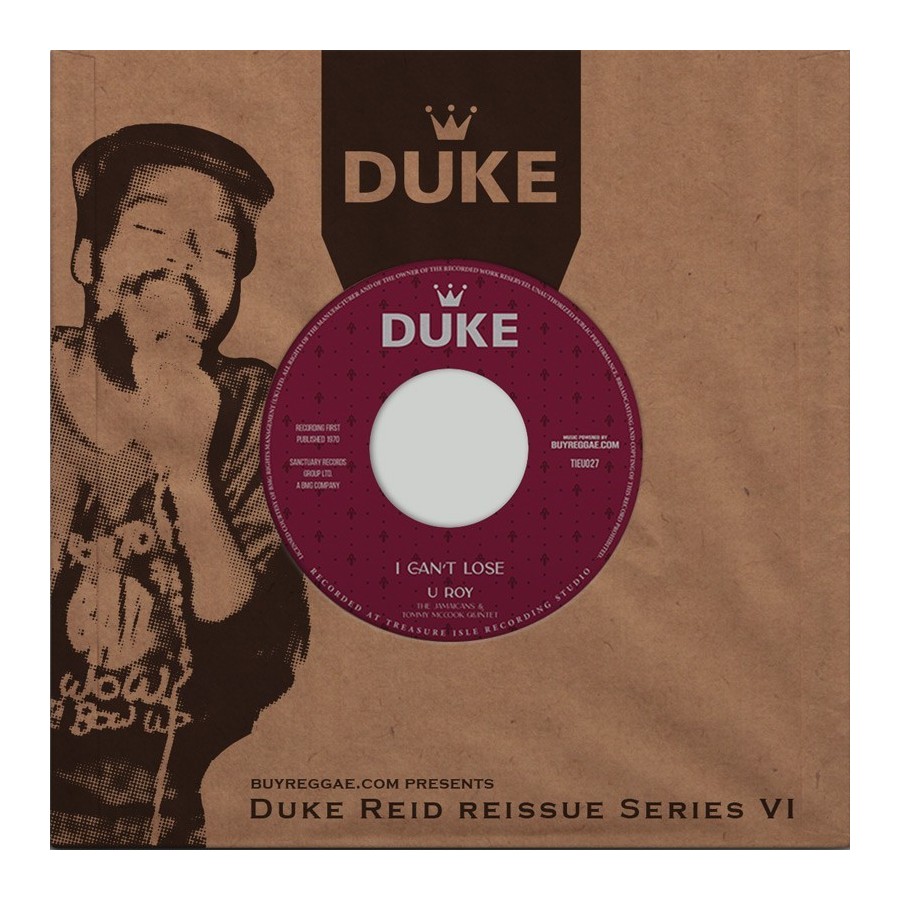 I Can't Lose - U Roy - 7" Vinilo