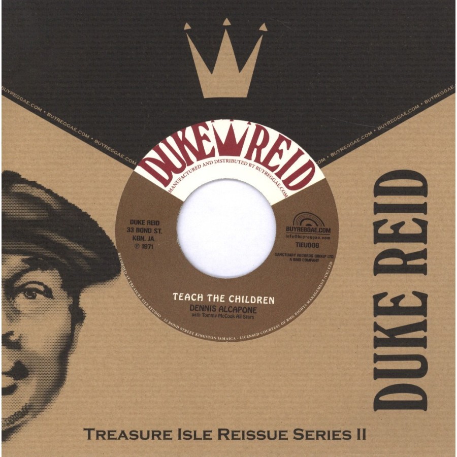 Teach The Children - Tommy McCook Allstars, Dennis Alcapone - 7" Vinilo