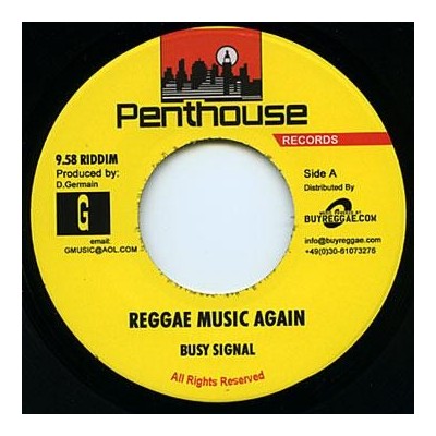 Reggae Music Again - Busy Signal  (7" Single)
