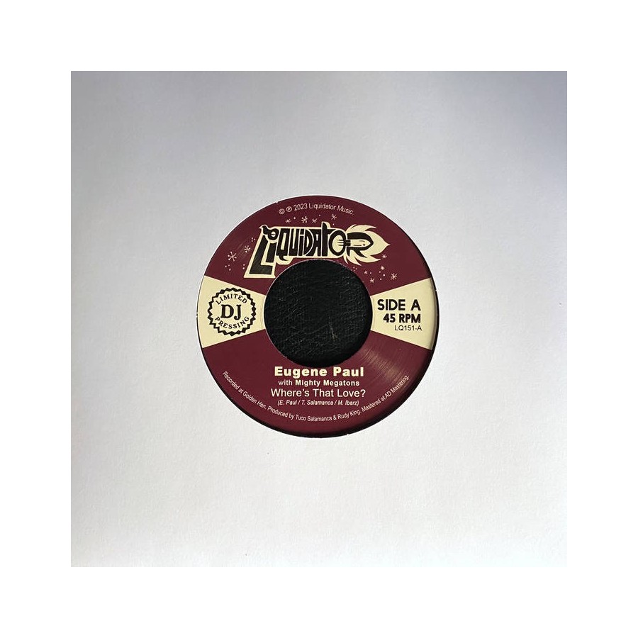 Eugene Paul / Mighty Megatons - Where's That Love? - Vinilo 7"