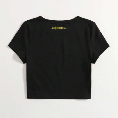 Camiseta crop antifa warriors - Hard Way