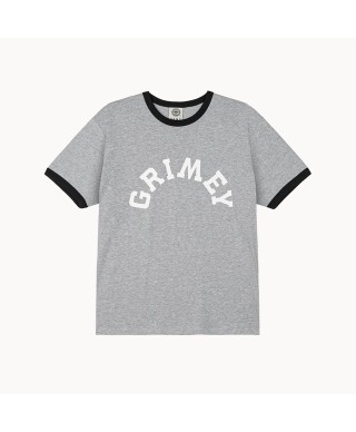 Camiseta 100 Miles Ringer Sport Grey - Grimey