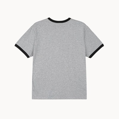 Camiseta 100 Miles Ringer Sport Grey - Grimey