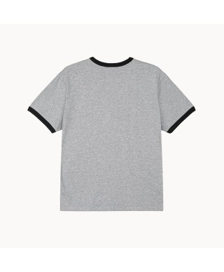 Camiseta 100 Miles Ringer Sport Grey - Grimey