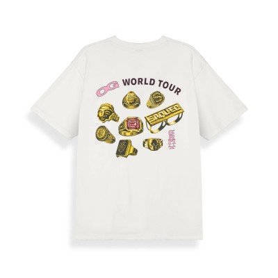 Camiseta The Og Tour Classic Fit Off White - Grimey