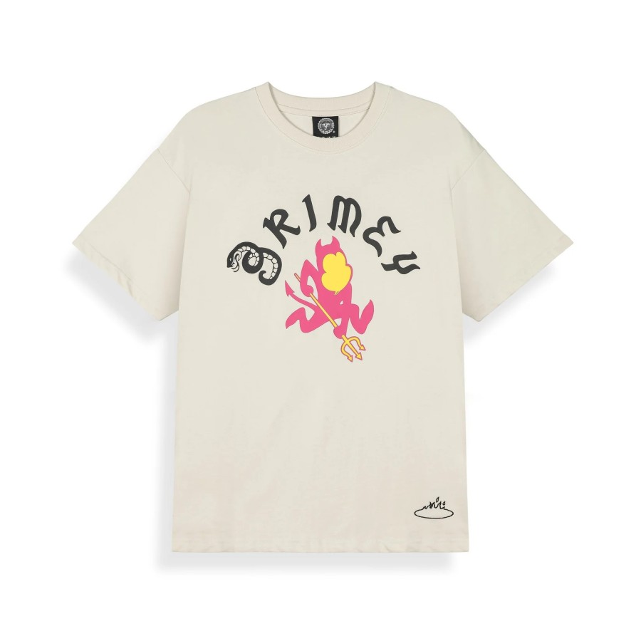 Camiseta Droppin Science Regular Off White - Grimey