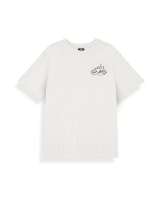 Camiseta The Character Classic Fit Off White - Grimey