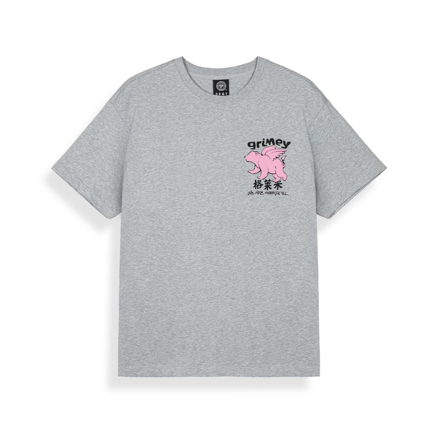 Camiseta Concreat Jungle We Are Above All Regular Sport Grey - Grimey