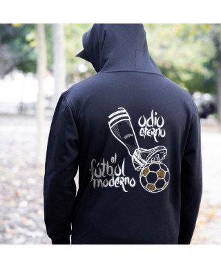 Hoodie Odio eterno al fútbol moderno - Barrioka