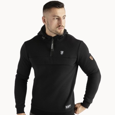 Hoodie “Ground Zero” Black - PgWear